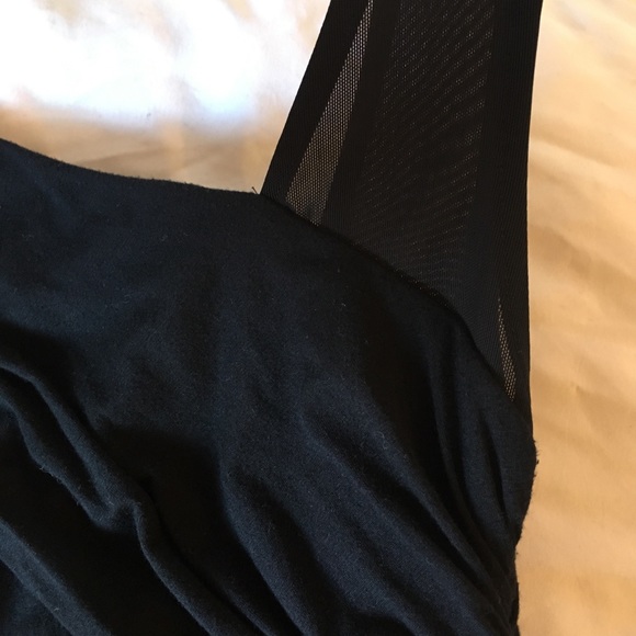 Perfect LBD Express black runched dress - Picture 2 of 6